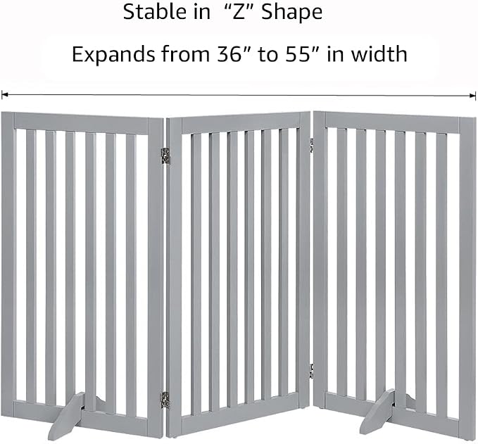 unipaws 36" H Free Standing Pet Gate - Image 5