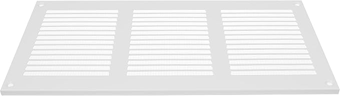 Repa Market 12x6 Inch Air Vent Cover/White Galvanized Steel Louvered Grill Cover - Image 9