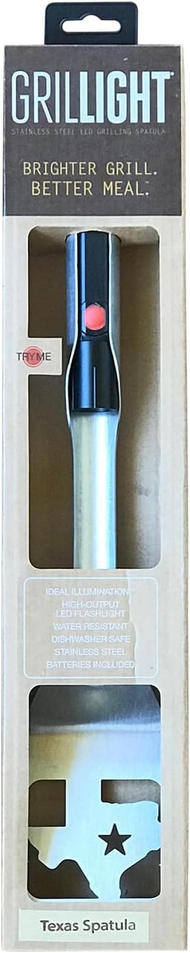 GRILL LIGHT Stainless Steel Lone Star Texas BBQ Grilling Spatula Turner - Image 2