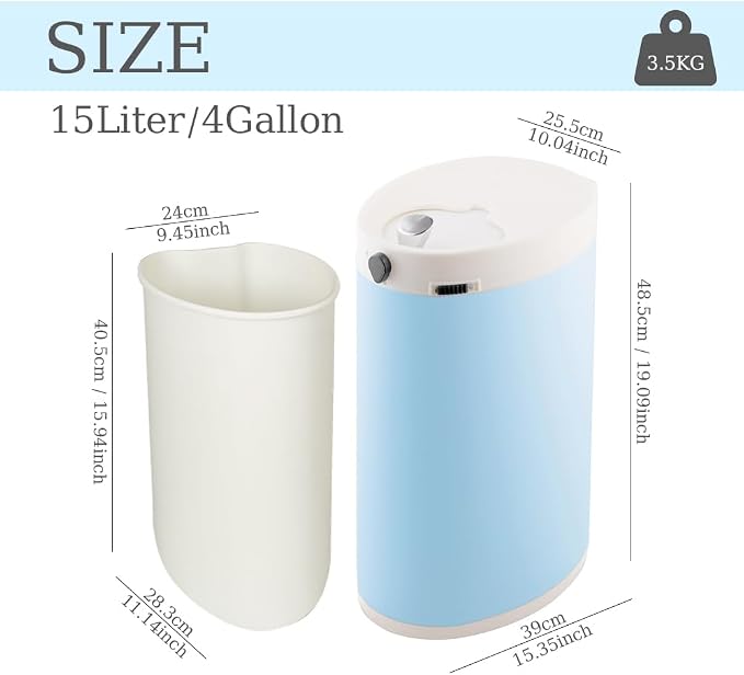Diaper Pail, Baby Diaper Trash Can - Image 6