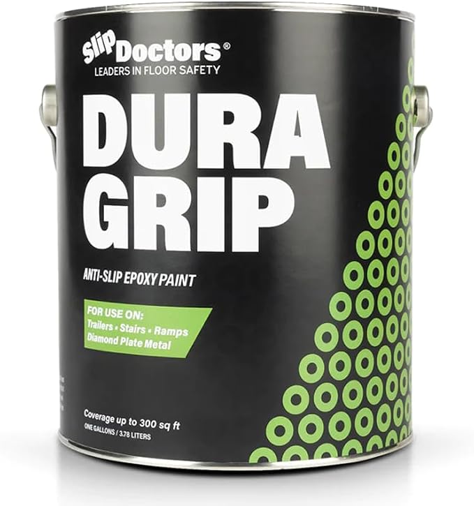 Dura Grip Anti-Slip Paint for Concrete, Tile and Metal – Non-Skid Coating for by SlipDoctors