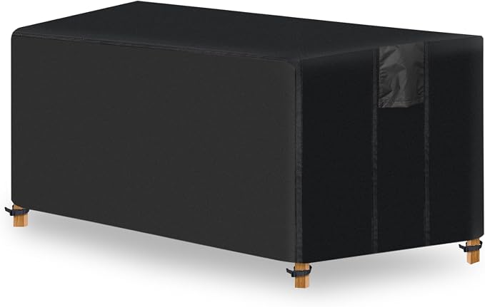 Fire Pit Cover Rectangular- Waterproof Firepit Cover Outdoor Fireplace Cover by SUPERHOLD