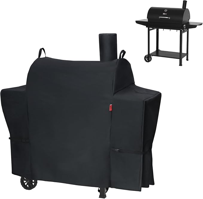 Outdoor Grill Cover for Royal Gourmet CC1830T 30" Barrel Charcoal Grill by CoverGeny