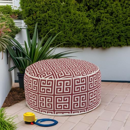 Kozyard Inflatable Ottoman Stool - Image 6