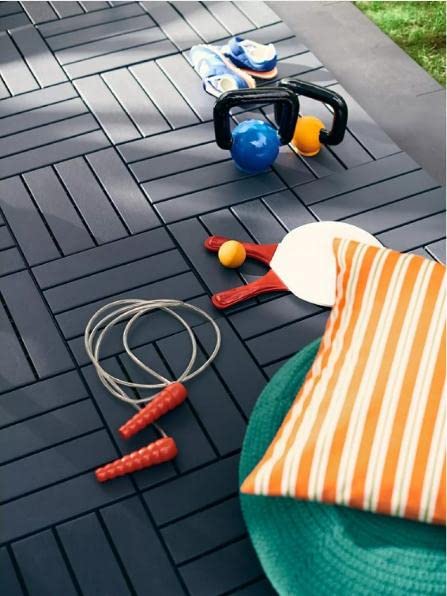 36 sq. ft Plastic Interlocking Deck Tiles, 36 Pack, Patio Floor Decking Tiles - Image 4