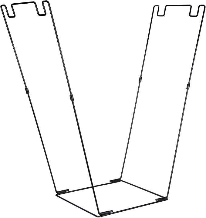 Reusable Rustproof Metal Bag Basket Holder Stand - Image 7