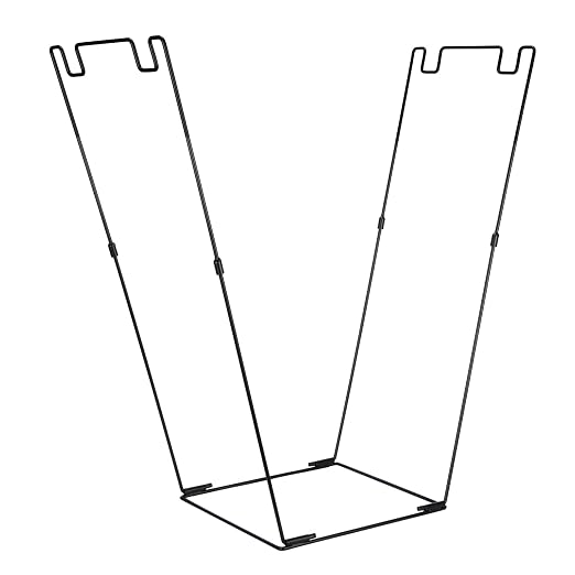 3. Reinforced Trash Bag Holder Metal Garden Waste Basket Stand - Image 6