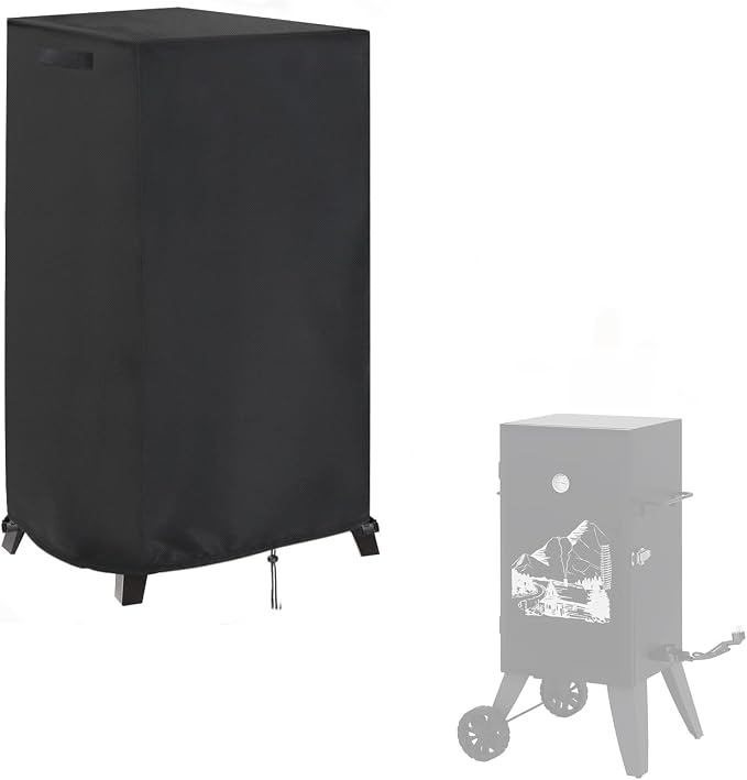 Smoker Cover for Royal Gourmet SE2805 28-Inch Analog Electric Smoker, by Aidetech