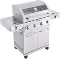 Monument Grills Larger 4+2 Burner Propane Gas Grills Stainless Steel Cabinet by MonumentGrills