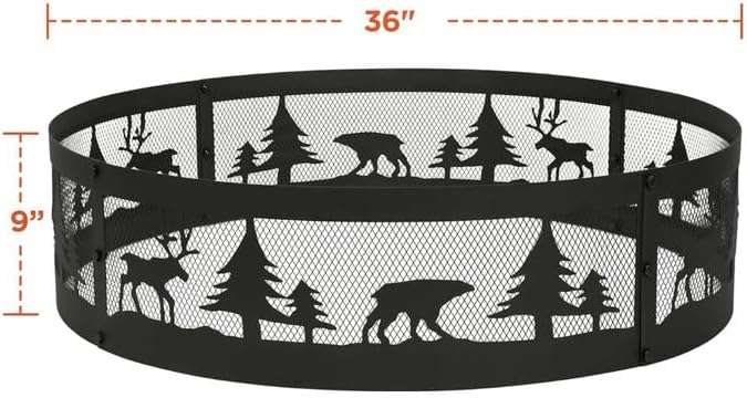 Red Mountain Valley 36 Inch Fire Pit Ring - Image 7