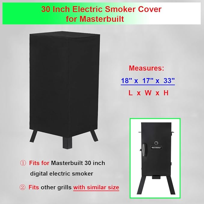 30 Inch Electric Smoker Cover for Masterbuilt, Waterproof Grill Cover for - Image 2