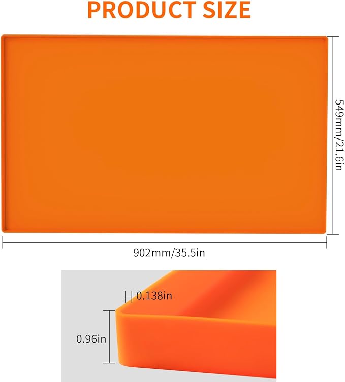 Silicone Protective Cover for 36" Blackstone Griddle, Heavy Duty Food Grade - Image 6