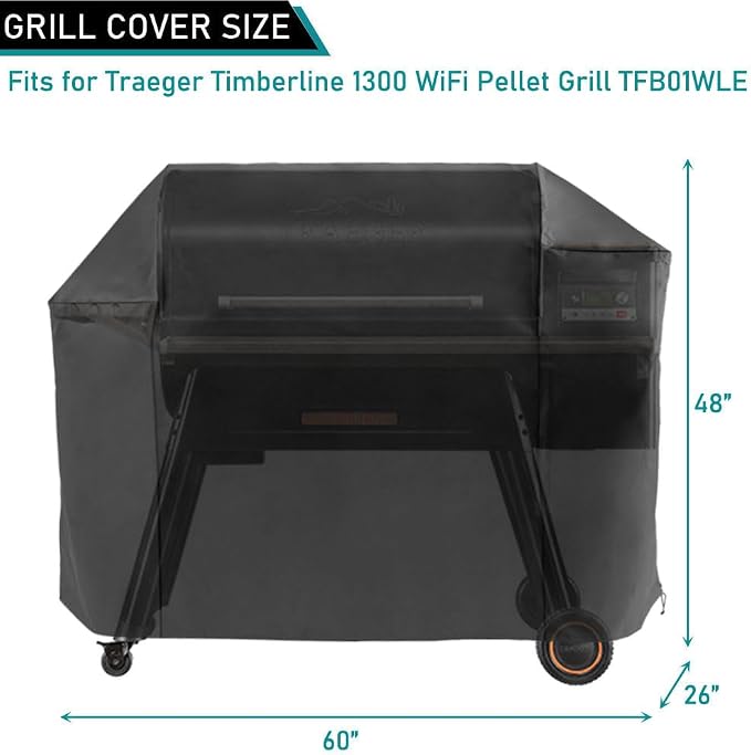 ZJYWSCH Grill Cover for Traeger Timberline 1300 Pellet Grill Smoker Outdoor - Image 2