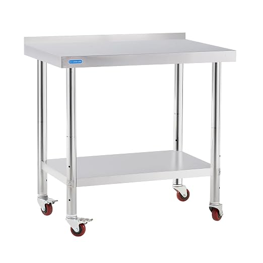 Stainless Steel Table for Prep & Work - Image 9