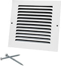 6"W x 6"H Steel Return Air Grille, Air Return Vent Cover by Howeall
