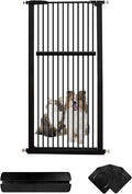 Lumizone Extra Tall Pet Gate 55.12" High Pressure Mounted 30.12"-34.05" Extra by Lumizone