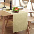 Wipeable Table Runner, Thick Farmhouse Dresser Runner, Rustic by Rinpon