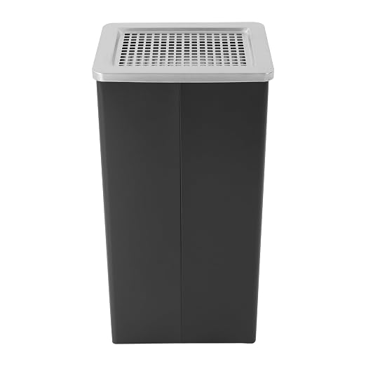 Trash Can with Lid Outdoor Indoor Stainless Steel Commercial Garbage Bin Waste - Image 7