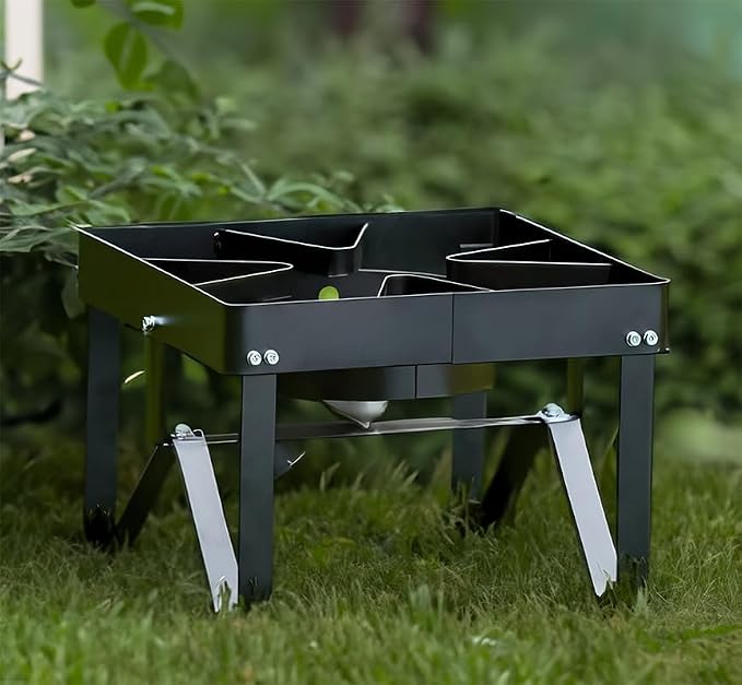 Portable Gas Stove, Steel Heavy Duty Single Burner Outdoor Patio Stove - Image 2