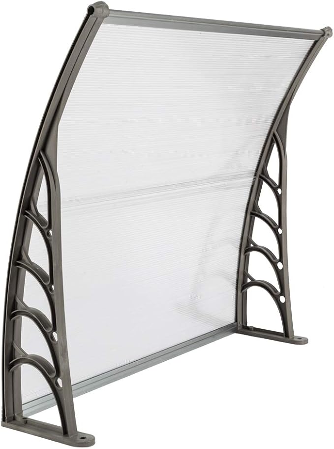 Simply-Me 40" x 40" Door Window Awning Polycarbonate Cover Front Door Outdoor - Image 4
