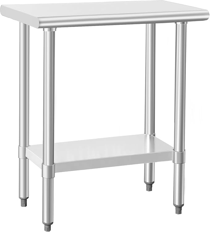 HARDURA Stainless Steel Work Table Commercial 18×30 Inches Kitchen Prep Table by HARDURA