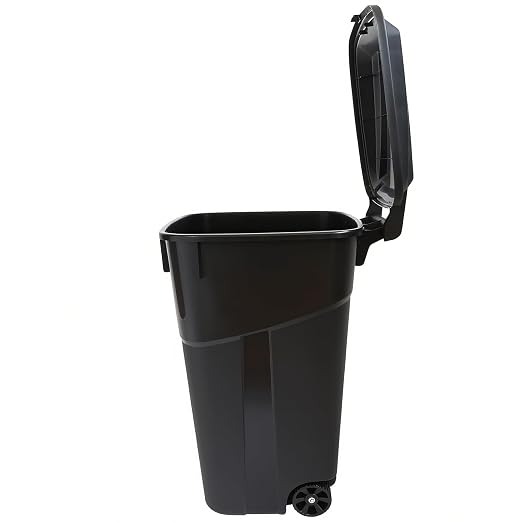 32 Gallon Wheeled Heavy Duty Plastic Garbage Can - Image 7