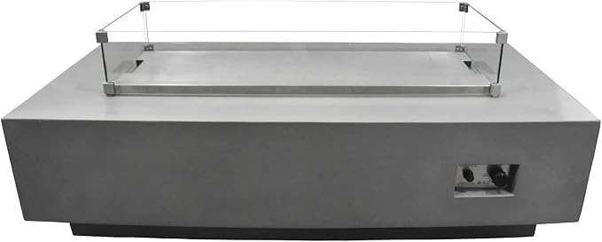 Elementi Granville Fire Pit Bundle Outdoor Firepit Set Includes 60” Propane - Image 5