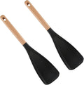 2-Pack Cedar and Ash Spoonula, Non stick Flat Serving Spoons, Heat Resistant by Unknown