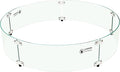 33" x 33" x 7" Round Fire Pit Wind Guard by Pariplus