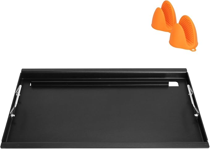 Full-Size Griddle Inserts for Weber Summit 600 Series Grills, Flat Top Griddle by DELSBBQ