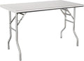 HARDURA Folding Stainless Steel Table 30X48 Inches by HARDURA