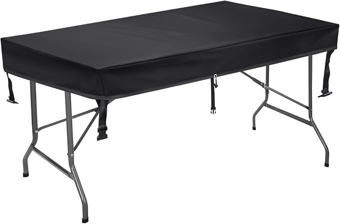 TOHONFOO Rectangular Folding Table Cover by TOHONFOO