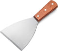 New Star Foodservice 38309 Wood Handle Slant Edge Grill Scrapers, 4 by 8.5-Inch by NewStarFoodservice