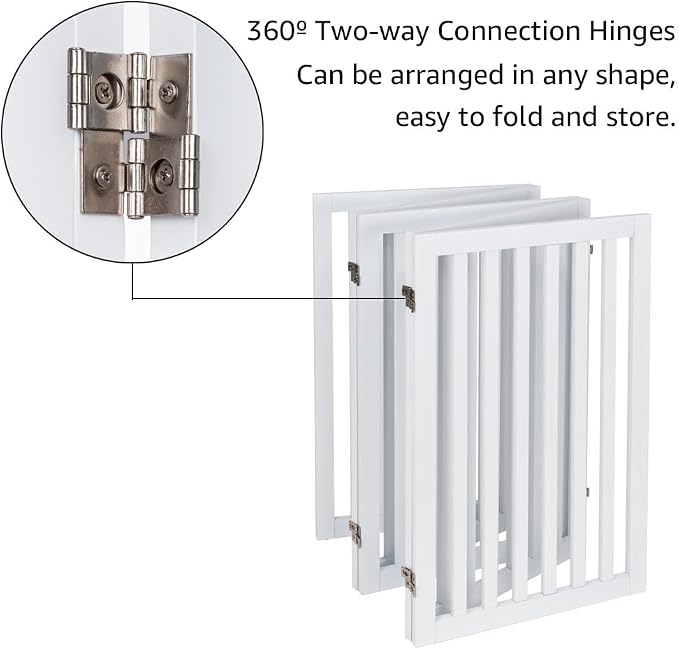 unipaws 36”H Free Standing Pet Gate - Image 5