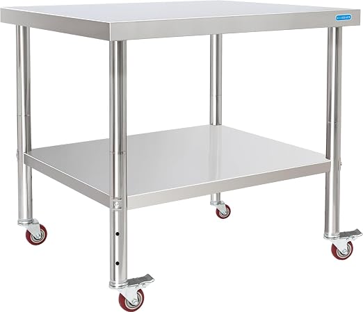 Stainless Steel Table for Prep & Work by KUARBARR