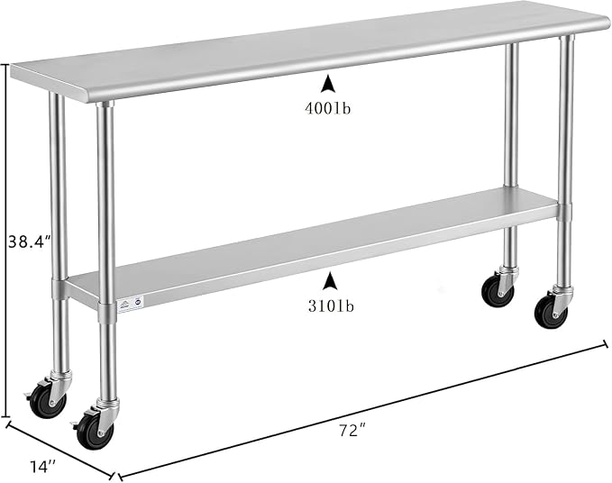 ROCKPOINT Stainless Steel Table - Image 4