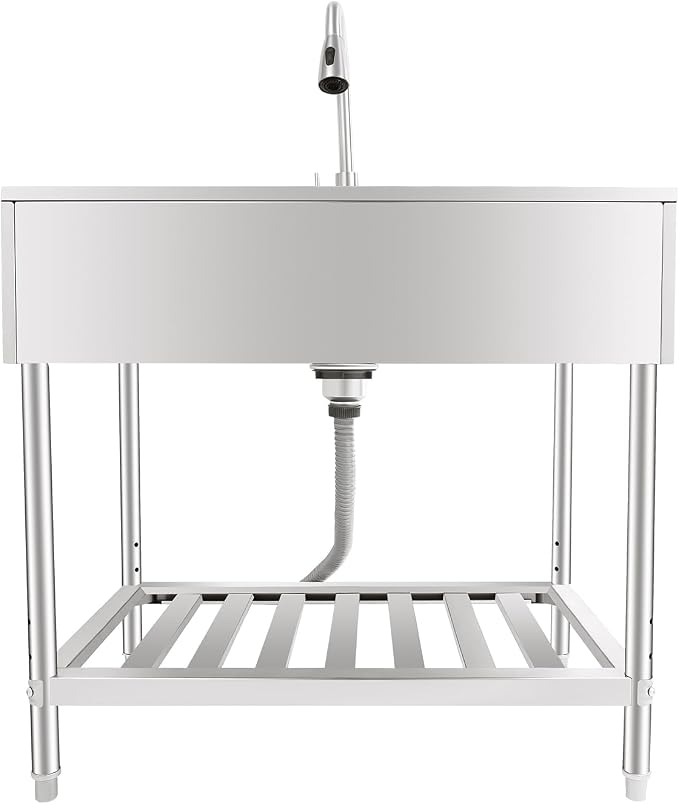 LOYALHEARTDY Stainless Steel Utility Sink 35.8" - Image 4