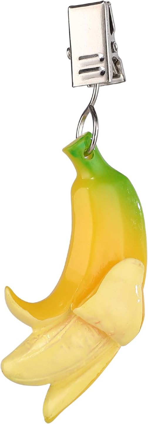 TwoFish Home Set of 4 Resin Banana Tablecloth Weights Clips Handicraft Banana - Image 6