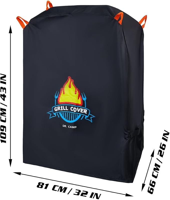 Vivicreate Waterproof BBQ Grill Cover 32 Inch Heavy Duty 420D Fabric Outdoor - Image 4