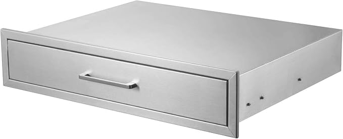 Outdoor Kitchen Single Drawer 30" Stainless Steel BBQ Single Drawer -30" W x by Unknown