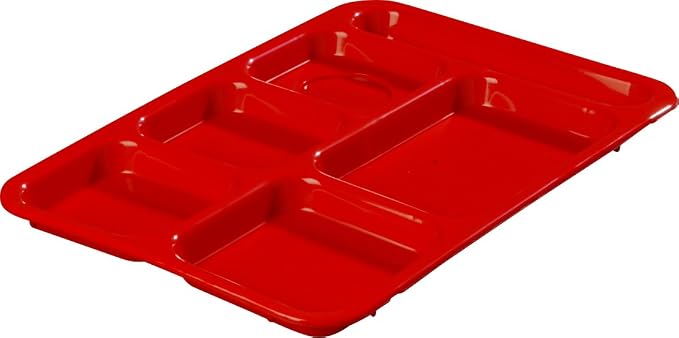 Carlisle FoodService Products P614R05 Right-Hand 6-Compartment Polypropylene by CarlisleFoodServiceProducts
