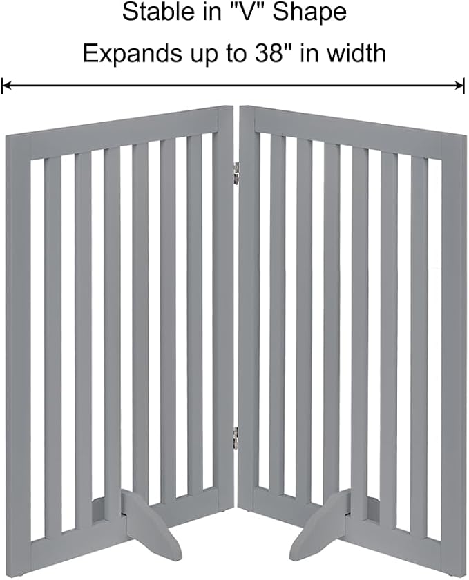unipaws 36”H Free Standing Pet Gate - Image 6