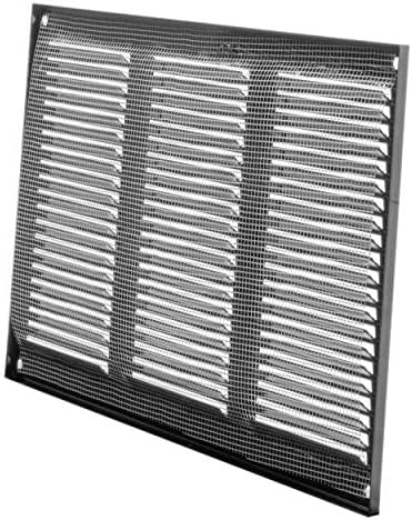 Repa Market 12x8 Inch Air Vent Cover/Black Galvanized Steel Louvered Grill Cover - Image 8