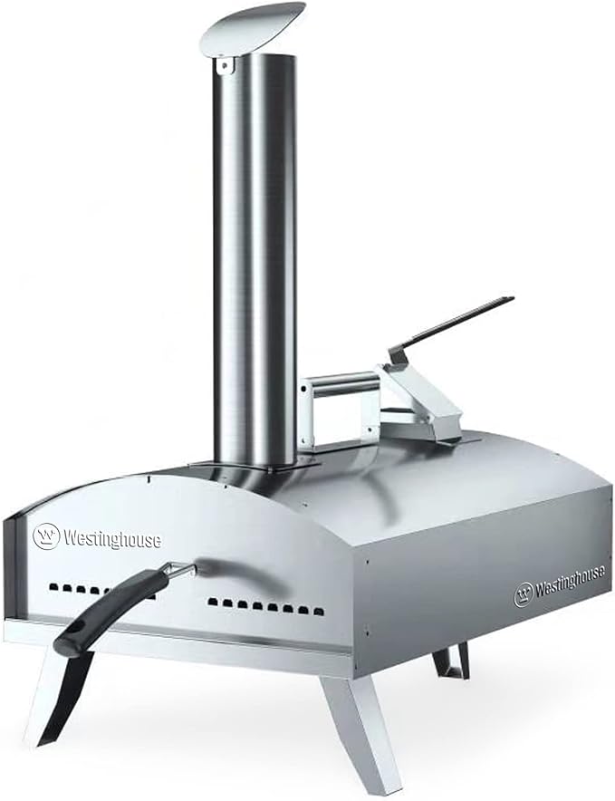 Westinghouse Wood Pellet Artisan Outdoor Pizza Oven -Stainless Steel Portable by Westinghouse