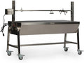 Ash & Ember 13W Stainless Steel Rotisserie Grill, Rated 85 LB by TitanGreatOutdoors