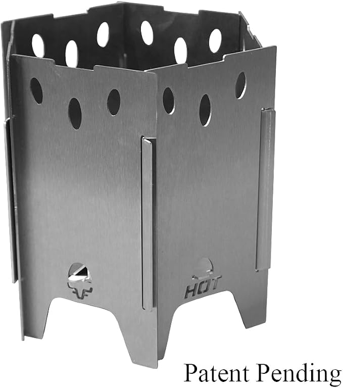 Folding Flame Compact Folding Camping Stove – Portable, Lightweight, Stainless - Image 2
