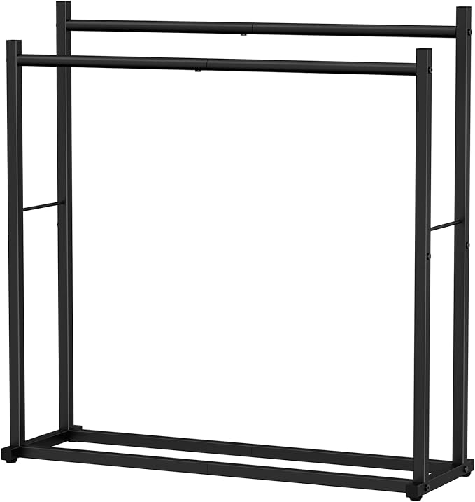Honiter Towel Racks for Bathroom, 2 Tiers Wider Towel Drying Rack Outdoor - Image 8