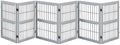 unipaws 132" Extra Wide Dog Gate, 31.5” Height Free Standing Tall Pet Fence by unipaws