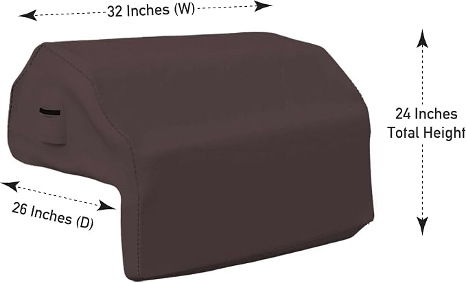 Covers & all Built-in Outdoor Grill Cover, Durable Heavy Duty 18 Oz Waterproof - Image 3