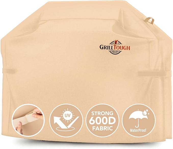 Heavy Duty BBQ Grill Cover for Outdoor Grill, 60 Inch – Waterproof, Weather by GrillTough